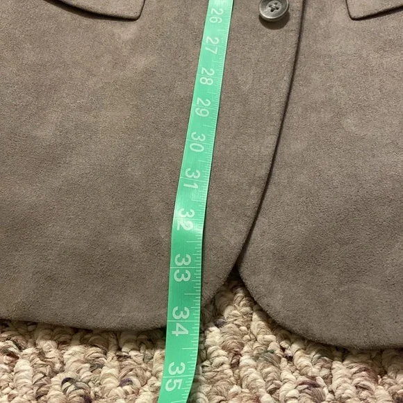 Christian Dior Men's 39R Suede Suit Jacket Blazer Two Button Sport Coat Suede - Picture 10 of 16